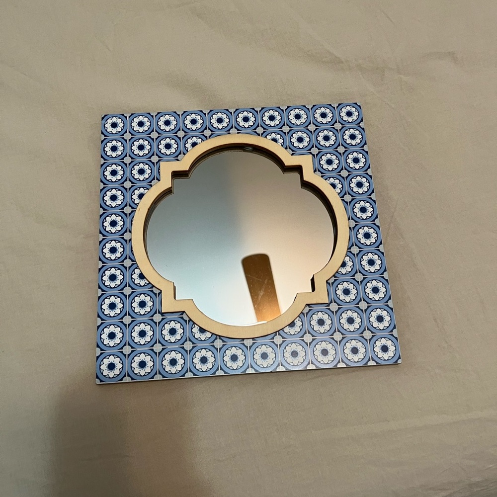 Target Trendy Blue Mirror